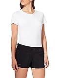 Cintura elástica con cordón adidas W Trail Short Pantalón Corto, Mujer, Negro, 34