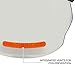 KLEIN TOOLS 03600 Arc Flash Face Shield, Made In USA, Full Brim Arc Rated Shield, ATPV 21 Cal/cm² Electrical PPE, Hard Hat Accessory