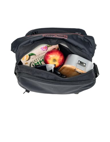 VAUDE Umhängetasche ROM S III, hochwertige Messenger Bag Herren & Damen aus recyceltem PET, wasserabweisende Schultertasche mit Notebook-Fach ideal für den urbanen Alltag
