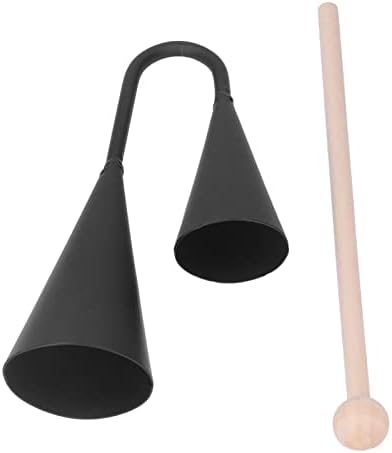 Agogo Bell, Two Tone, Agogo Bell with Wooden Stick, Traditional Latin Percussion Instrument, Children's Educational Toys
