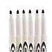 BAZIC Dry Erase Marker Black Fine Tip, Whiteboard Pen Marcador, Low Odor Markers White Board Pens for Office School Supplies (4/Pack), 2-Packs