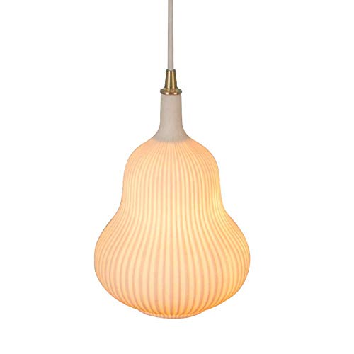 Suspension en céramique faite à la main et laiton E27 pour un style unique