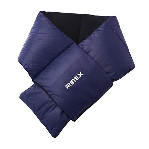 Gepnoo Cachecol Térmico Feather Winter Cachecol Snood Polar, Jaqueta D 'All', Azul
