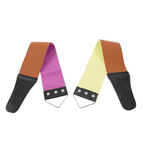 VICASKY Barber Strop for Razor 2pcs Shaver Sharpening Cloth Material Father's Day Random Color