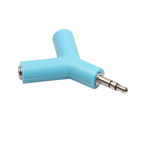 Creazy 3.5 mm Stereo Audio Y-Splitter 2 Female to 1 Male Cable Adapter