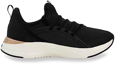PUMA Women's SOFTRIDE SOPHIA 2 Sneaker, PUMA Black-PUMA Gold-Warm White, 9.5 | Image 4