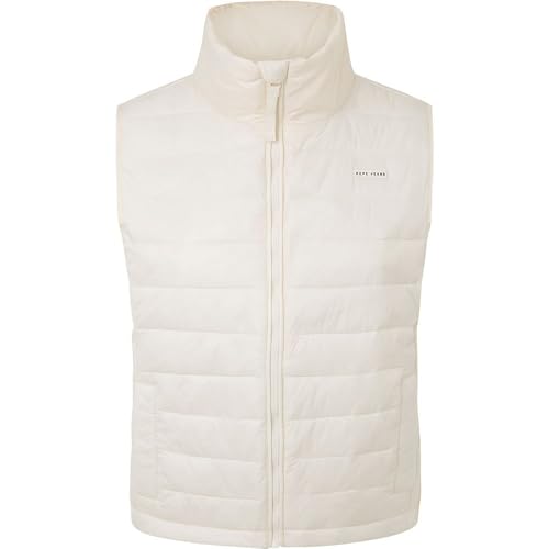Pepe Jeans Samy gilet sans manches veste mi-saison coton ajustée