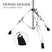 Seteol Boom Cymbal Stand, Adjustable 2-in-1 Straight Boom Cymbal Stand + Drumsticks + Drumstick Holder + Drum Keys, Double Braced Legs with Rubber Feet for Mounting Crash, Ride, Splash Cymbals (1 Set)