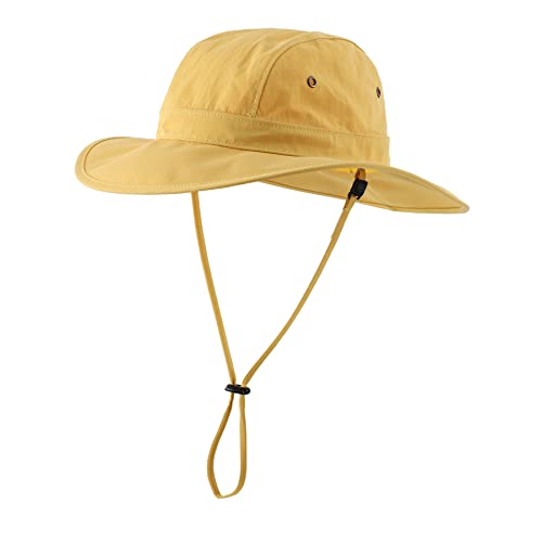Image of Home Prefer Summer UPF 50+ Men's Bucket Sun Hat Wide Brim Fishing Hat Safari Hat
