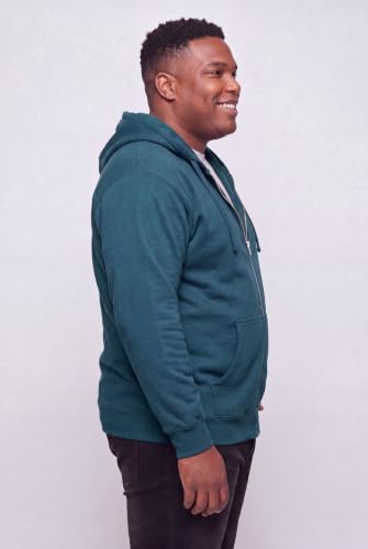 Image of KingSize Men's Big & Tall Fleece Zip-front Hoodie Jacket