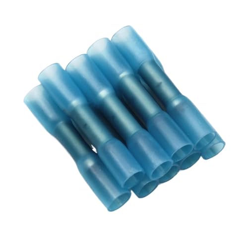 Bornes bout à bout thermorétractables étanches pour sertissage de câble électrique bleu x30