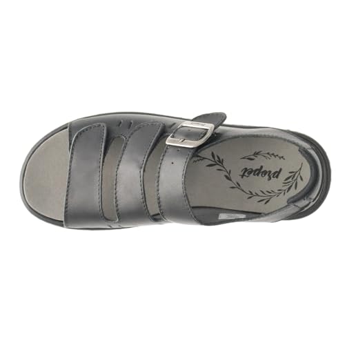 Propét Women's Breezy Walker Black 6 X-Wide US - image 5