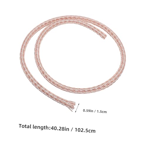 Cable de cobre para altavoces plano y flexible que reduce la pérdida de señal de audio 2