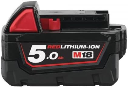 M18 B5 REDLITHIUM-ION™ Slide Battery Pack 18V 5.0Ah Li-ion, Black