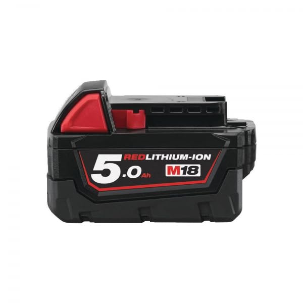 M18 B5 REDLITHIUM-ION™ Slide Battery Pack 18V 5.0Ah Li-ion, Black
