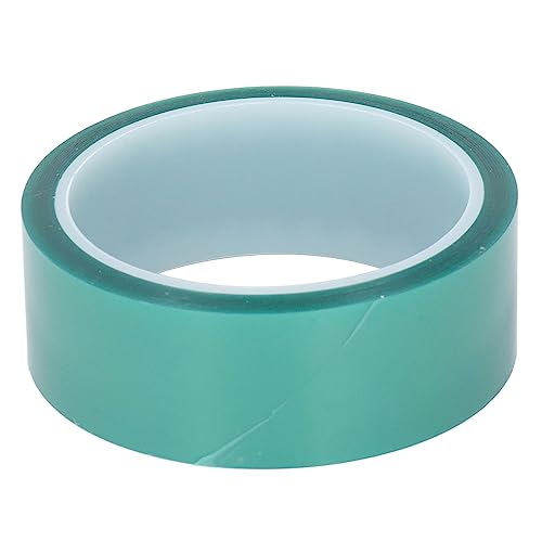Hilitand 5 Pcs Masking Tape Green PET High Temperature Tape for Spray Painting Protection 33mm Width 33m Length