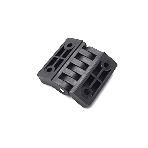 Tsnamay 40Mmx40Mm Black Plastic Cabinet Door Reinforced Ball Bearing Hinge -10Pcs #TOP2