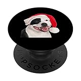Divertente immagine Pit Bull per un ottimo regalo di Natale per donne, uomini, ragazzi, ragazze e ragazzi che amano cani e pitbulls, Pitties e Pit Bull Terrier. Simpatici cani di Babbo Natale abbinati PJ natalizi per mamma, papà, marito, moglie, figlio, figlia, bambini, nonna, nonno