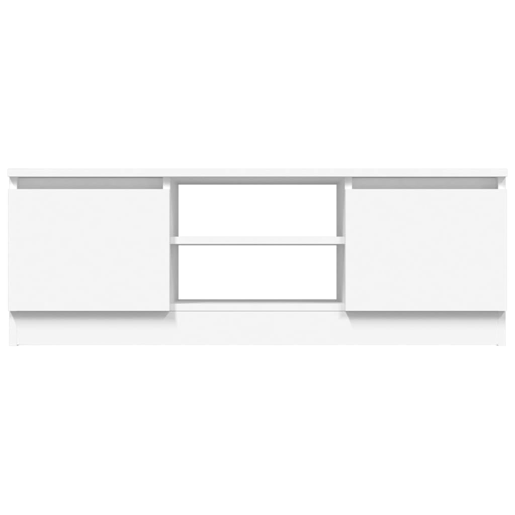 vidaXL Mobile Porta TV con Anta Bianco 102x30x36 cm, Mobile TV, Supporto TV, Mobile per unità multimediali, Mobile Porta TV, unità TV, Mobile HiFi