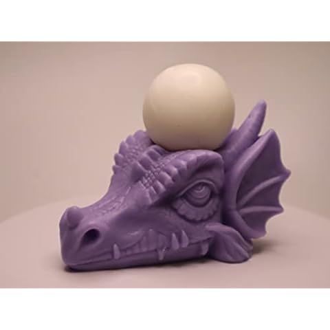 3D Dragon Mold Silicone Mold for Resin Dragon Candle Mold Easter Dragon Silicone Mold for Candles Decoration Mold Animal Resin Mold Cartoon Mold Dinosaur Mold Candle Making Molds Soap Making Molds Cover