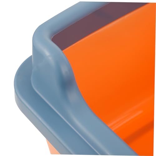 BUGUUYO 1 Conjunto De Caixa De Areia Para Gatos Caixas De Plástico Suprimentos Para Animais De Estim
