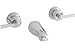 Newport Brass 3-1625/ORB Miro Double Handle Tub Faucet Trim with Metal Lever Handles, Hand Relieved Oil Rubbed Bronze