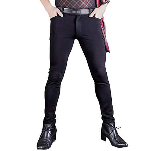 leesuo Men's Sexy Skinny Slim Fit Stretch Comfy Fashion Denim Jeans Pencil Long Pants