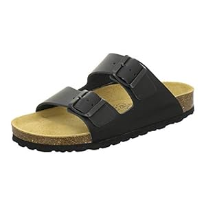 AFS Schoenen 2100, Comfortabele damesmuilezels echt leer, praktische werkschoenen, slippers, handgemaakt in Duitsland