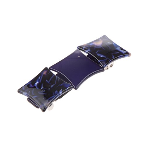 Preisvergleich Produktbild Generic Haarspange - Haarclip - Französisch Barrette - Haarklammer - Zopfhalter - Pferdeschwanzhalter - Haarschmuck - Blau