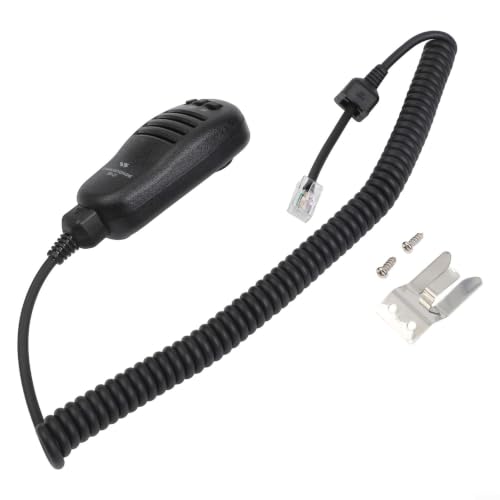 Micrófono de onda corta de 8 pines para expediciones de radio amateur con botón PTT ergonómico