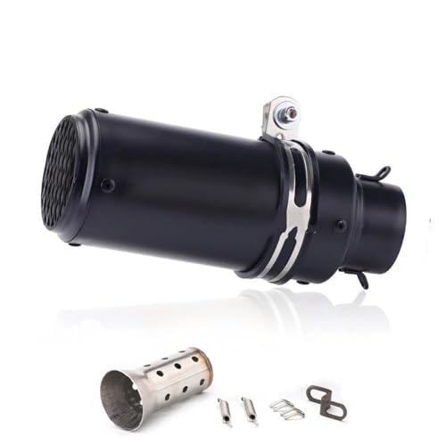 に適合するヤマハ R3 R25 MT07 MT09 R1 51/60mm マフラー ステンレススチール エスケープチューブ サイレンサーアクセサリー オートバイの排気管(カラー3,60mm)