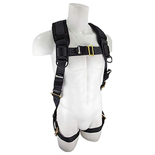 SafeWaze SW99281-HW Three D-Ring Harness, Grommet Leg Straps, 3X to 4X-Large