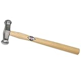 Made in Germany PICARD 0017101-0250 Spannhammer (zwei runde Bahnen, eine flach, die andere leicht gewölbt, fein poliert) mit Eschenstiel