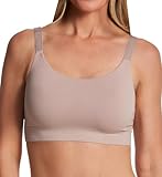 Bali Women's Modern Seamless Bralette, Pullover Wireless Bralette with Adjustable Straps