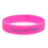 Material: Silicona Wade Joyas Luminosa # 3 Firma Miami Heat Movimiento de energía Edición NBA Ventiladores de Baloncesto Suministros Pulsera de Silicona (Color : Pink)