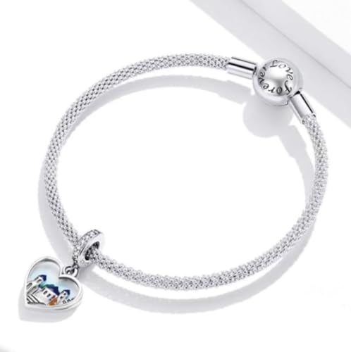 Greek Santorini 925 Sterling Silver Charm for Bracelets and Necklaces Travel Beads and Dangle Pendants2