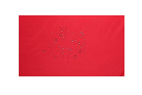 Image of The Furnishing Tree Mattress Protector / Waterproof Bedsheet Size WxL 36x78 inches Single Bed One unit Polyester Red