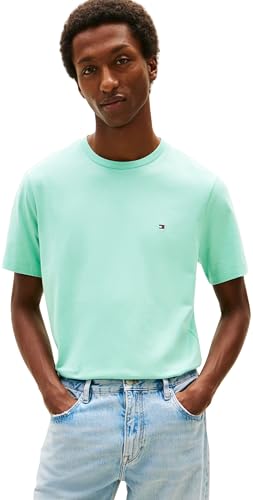 T-Shirt S/S Homme Tommy Hilfiger coupe droite anti-déformation solide
