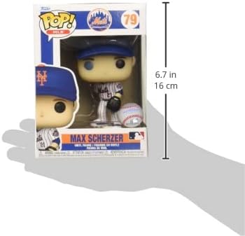 Funko POP! MLB: Dodgers, Max Scherzer, (Home Jersey), Collectable Vinyl Figure, Gift Idea, Official Merchandise - Image 5