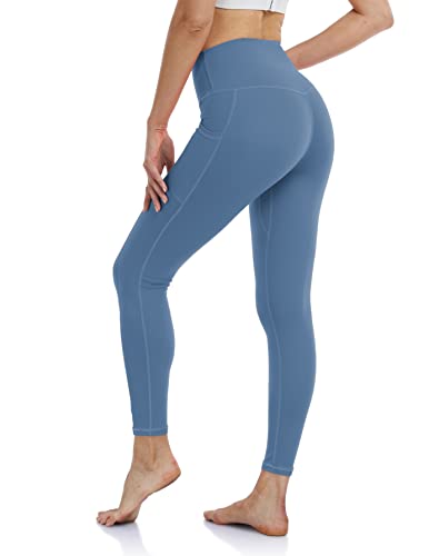Image of Colorfulkoala Essential 7 /8 Leggings with Pockets | Yoga Pants for Women, Buttery Soft, Tummy Control, Workouts, Pilates, Casual, Gym, Athleisure, 25 inch Inseam