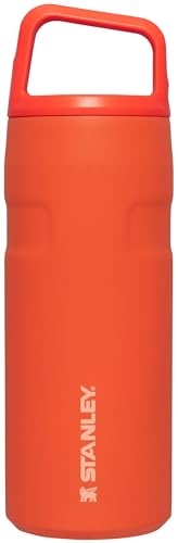Image of Stanley IceFlow Cap and Carry Water Bottle | Wide Mouth Twist Lid | Lightweight & Leakproof for Travel & Sports | Insulated Stainless Steel | BPA-Free