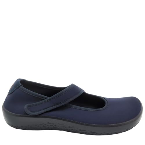 Bailarina barefoot femme Arcopedico Eifel soulage les pieds sensibles en textile bleu