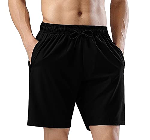 Mens Gym Workout Shorts Quick Dry Lightweight Athletic Shorts for Training Running with Zipper Pockets2