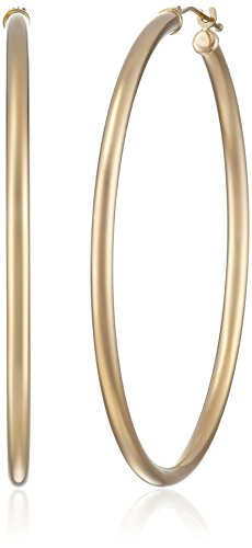 Amazon Collection 10k Gold Hoop Earrings (1.85