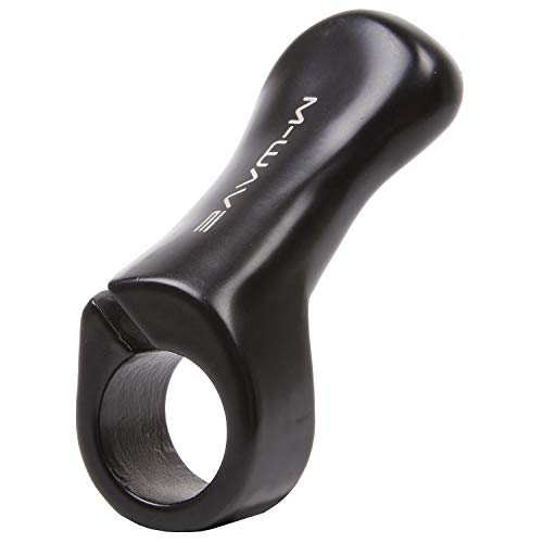 Lenkerzusatzgriff für aerodynamische Fahrposition, Aluminium, anatomisch geformt, innen montierbar, Ø 22,2 mm, BE Anatom IN von M-WAVE