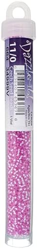 Czech Glass Seed Beads 11/0, Silver Lined Rosaline Dyed 23g Vial, of DIY Jewelry Making Beads Preciosa (Jablonex)
