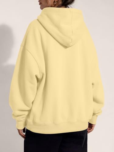 Image of Trendy Queen Women Oversized Hoodies Fall Outfits | Gentle Skin Feel, Aesthetic Drop Shoulder, Large Kangaroo Pocket, Seamless Daily Outfit Match