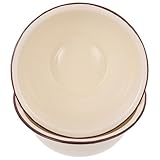 Bol émaillé ménager – adoptant un design simple et pratique, ce bol émaillé rétro vous apportera beaucoup de confort. petits bols émaillés