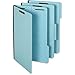 Globe Weis Pendaflex Pressboard Fastener Folders, Legal Size, Light Blue, 1
