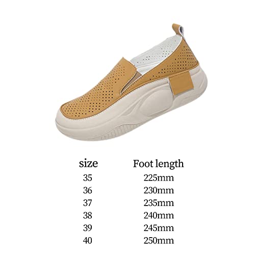 Tênis feminino sapatos esportivos redondo leve sapatos casuais respiráveis para jogging acampamento,